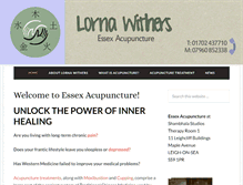 Tablet Screenshot of essex-acupuncture.co.uk